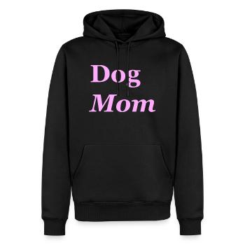 Dog Mom - Männer Premium Bio Hoodie - Schwarz - Vorne - Nico (187cm)
