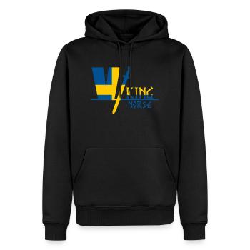 Wikinger Schweden - Männer Premium Bio Hoodie - Schwarz - Vorne - Nico (187cm)
