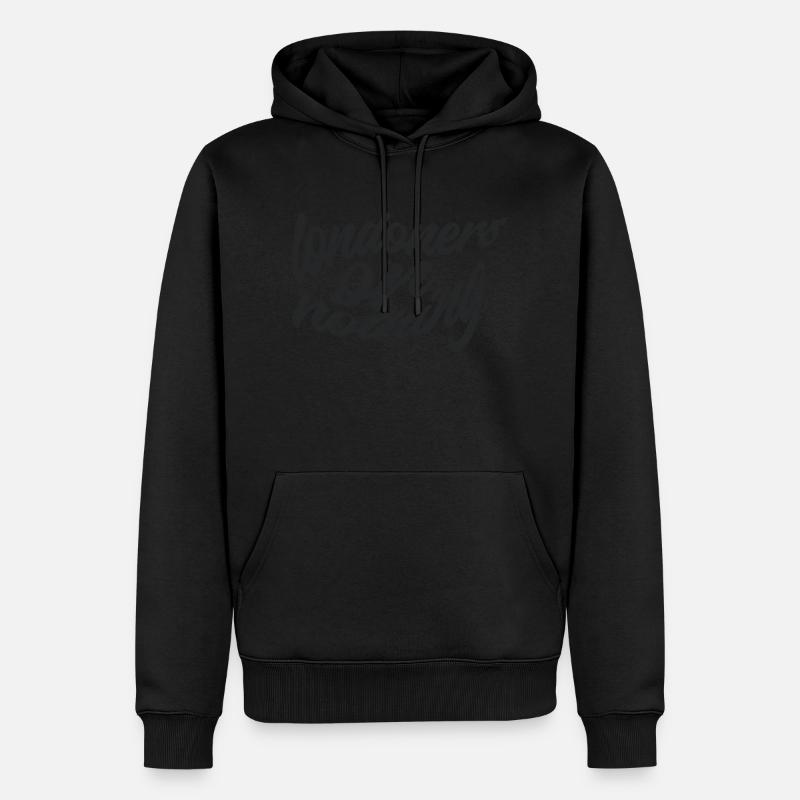 Londoner oder nichts - Männer Premium Bio Hoodie - Schwarz