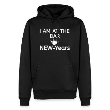 Neujahr - Männer Premium Bio Hoodie - Schwarz - Vorne - Nico (187cm)