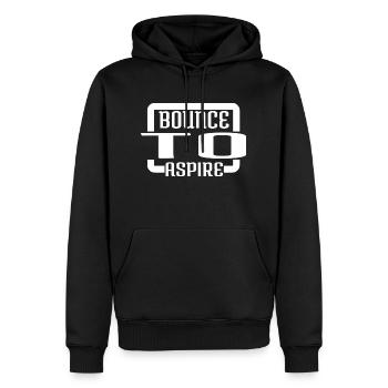 statement dreams night dreams funny quote hope fun - Männer Premium Bio Hoodie - Schwarz - Vorne - Nico (187cm)