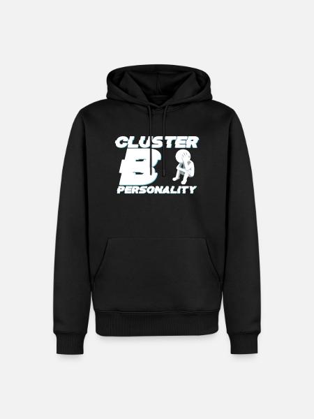 Cluster B - Men’s Premium Organic Hoodie - black
