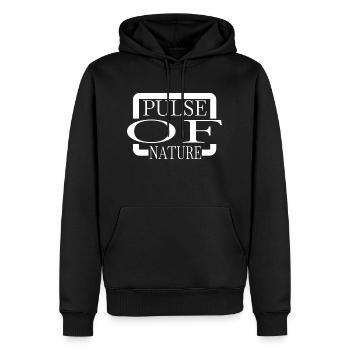 fun birthday present gift idea geek - Männer Premium Bio Hoodie - Schwarz - Vorne - Nico (187cm)