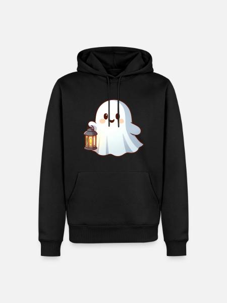 Fantôme - Sweat à capuche Premium bio Homme - noir