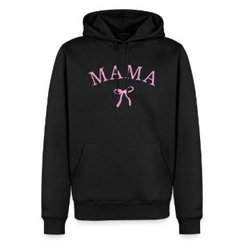 Mama - beste Geschenkidee für Mama - Männer Premium Bio Hoodie - Schwarz - Vorne - Nico (187cm)