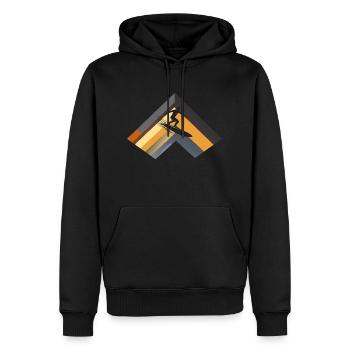 Surfer Surfen - Männer Premium Bio Hoodie - Schwarz - Vorne - Nico (187cm)