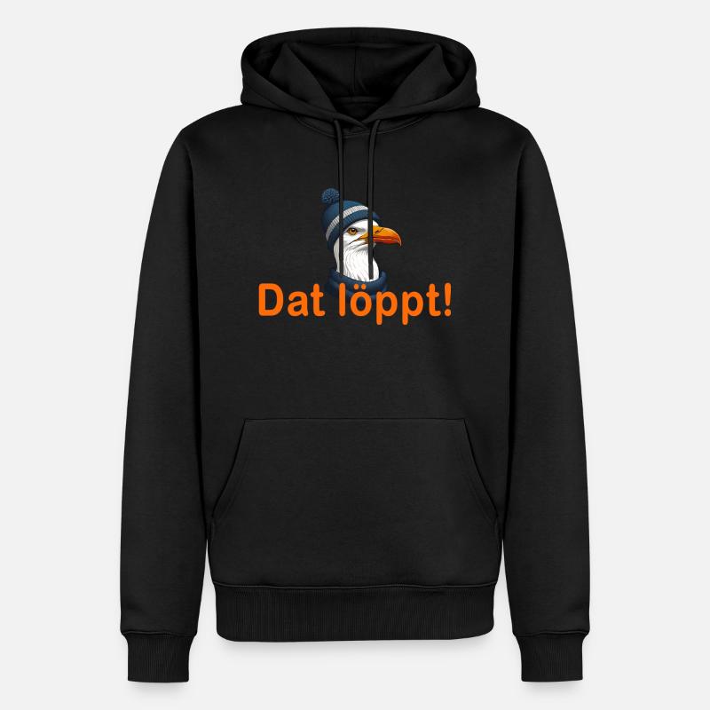 Dat löppt ! - Sweat à capuche Premium bio Homme - noir