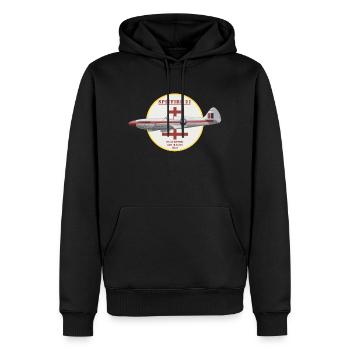Spitfire 21 Blackpool Air Racer - Sweat à capuche Premium bio Homme - noir - Devant - Nico (187cm)
