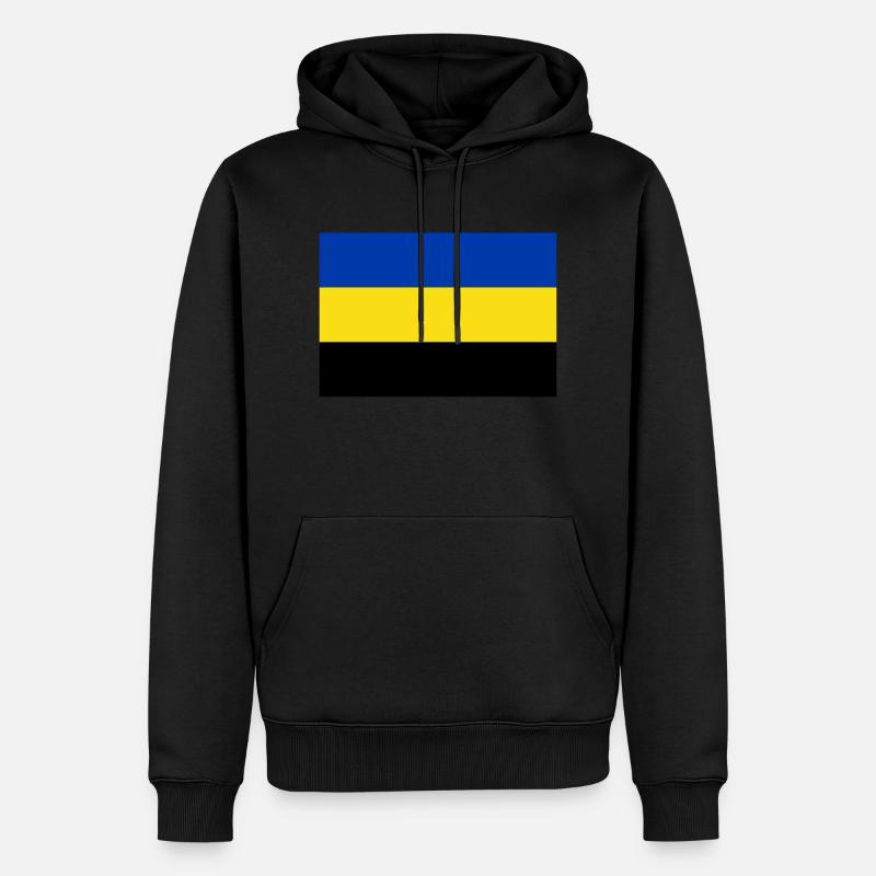 Drapeau de la Gueldre - Sweat à capuche Premium bio Homme - noir