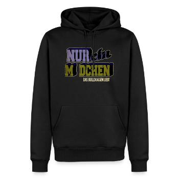 geek cool lieben geschenkidee lieblingshund boxer - Männer Premium Bio Hoodie - Schwarz - Vorne - Nico (187cm)