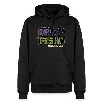 zitat pudel bullterrier weihnachten pfote hund - Männer Premium Bio Hoodie - Schwarz - Vorne - Nico (187cm)
