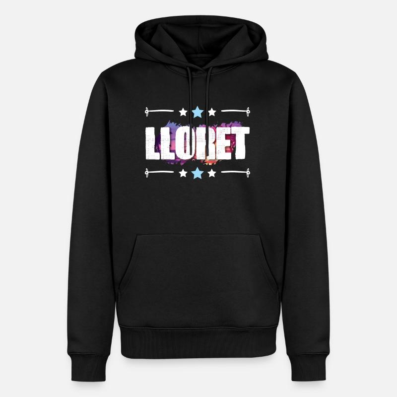 Lloret De Mar - Sweat à capuche Premium bio Homme - noir