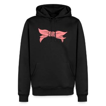 Weibliche Kopfbedeckung Kopftuch Bandana - Männer Premium Bio Hoodie - Schwarz - Vorne - Nico (187cm)