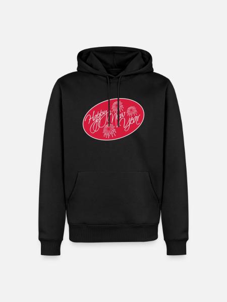 happy new year quote - Men’s Premium Organic Hoodie - black