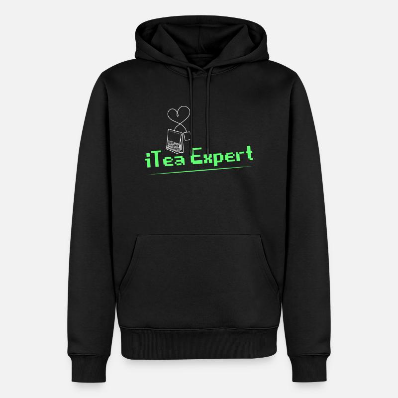 iTea Expert Software Coding - Men’s Premium Organic Hoodie - black