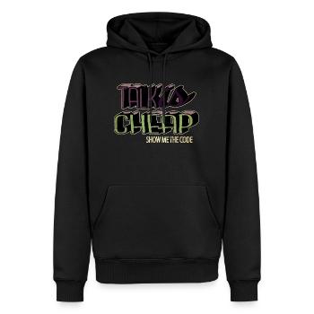 funny quote computer humour pc father - Männer Premium Bio Hoodie - Schwarz - Vorne - Nico (187cm)