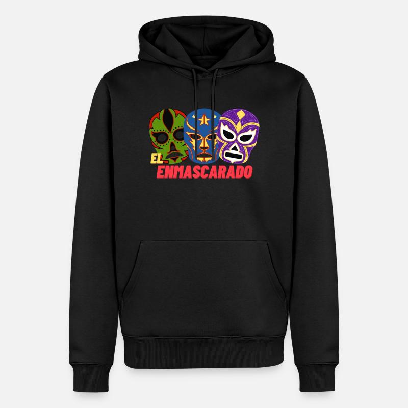 Lutteur Mex - Sweat à capuche Premium bio Homme - noir