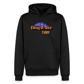 Extraordinary Jen Desperate Times - Sweat à capuche Premium bio Homme - noir - Devant - Nico (187cm)