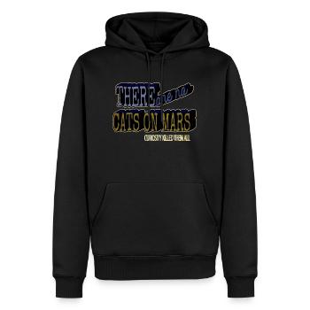 Happy Night Sky Cool Déclaration Présenter des blagues d’idée - Sweat à capuche Premium bio Homme - noir - Devant - Nico (187cm)