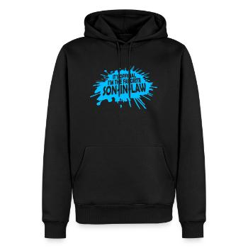 C’est officiel, je suis le gendre préféré qui dit - Sweat à capuche Premium bio Homme - noir - Devant - Nico (187cm)
