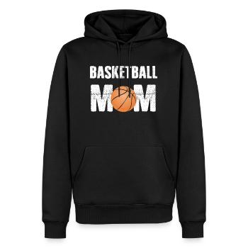 Basketball - Männer Premium Bio Hoodie - Schwarz - Vorne - Nico (187cm)