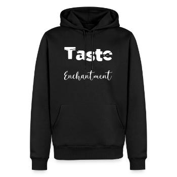Gastronomic Journey Cool Birthday Present Idea - Men’s Premium Organic Hoodie - black - Front - Nico (187cm)