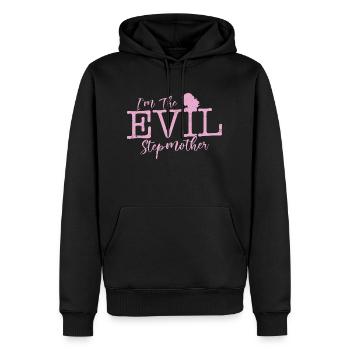 I'm The Evil Stepmother Bonus Mom Adoption - Men’s Premium Organic Hoodie - black - Front - Nico (187cm)