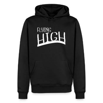 flight training aircraft technology present idea - Men’s Premium Organic Hoodie - black - Front - Nico (187cm)