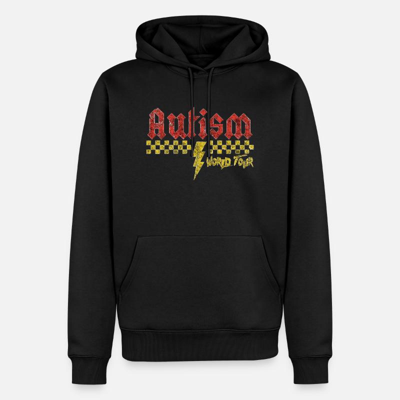 Autismus-Bewusstsein: anders, anders, besser - Männer Premium Bio Hoodie - Schwarz