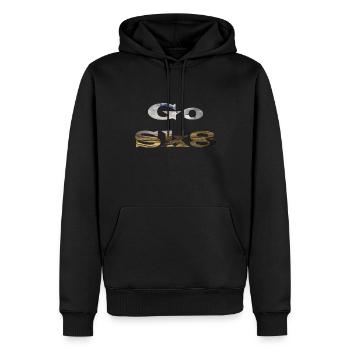 Maryhill Downhill Go Skate Large Longboard - Männer Premium Bio Hoodie - Schwarz - Vorne - Nico (187cm)