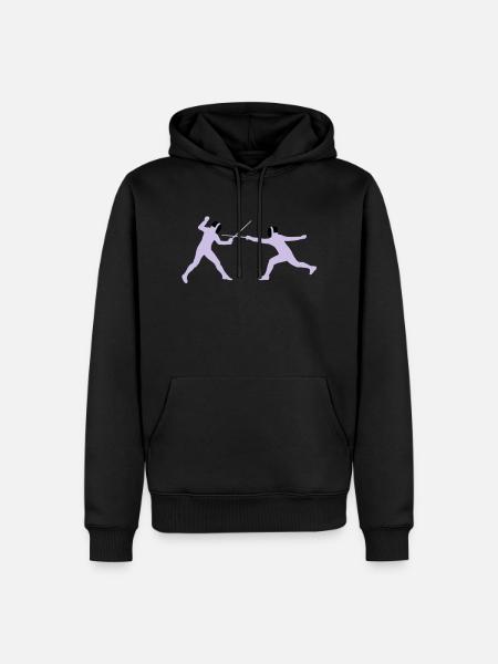 fechter_2c - Men’s Premium Organic Hoodie - black