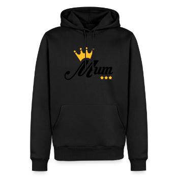 Muttertag / Mama / Mutter / Mutti / Mother's day - Männer Premium Bio Hoodie - Schwarz - Vorne - Nico (187cm)