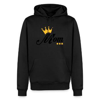 Muttertag / Mama / Mutter / Mutti / Mother's day - Männer Premium Bio Hoodie - Schwarz - Vorne - Nico (187cm)