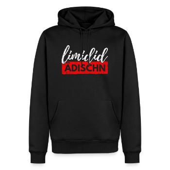 Limidid Ädischn lustiges Geschenk - Männer Premium Bio Hoodie - Schwarz - Vorne - Nico (187cm)