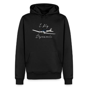 I fly Dynamic WT9 microlight - Men’s Premium Organic Hoodie - black - Front - Nico (187cm)