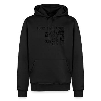 Released My Own Fragrance Noone In The RV Like It4 - Men’s Premium Organic Hoodie - black - Front - Nico (187cm)