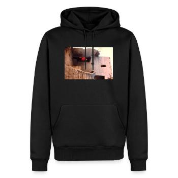 Vintage Egypt House - Männer Premium Bio Hoodie - Schwarz - Vorne - Nico (187cm)