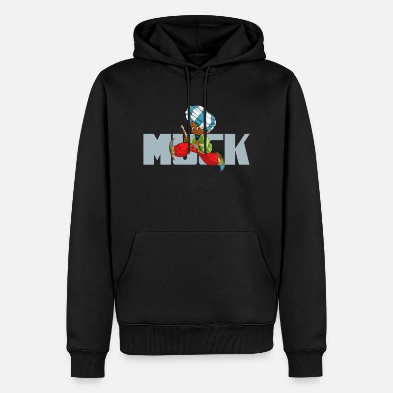 Muck - Männer Premium Bio Hoodie - Schwarz