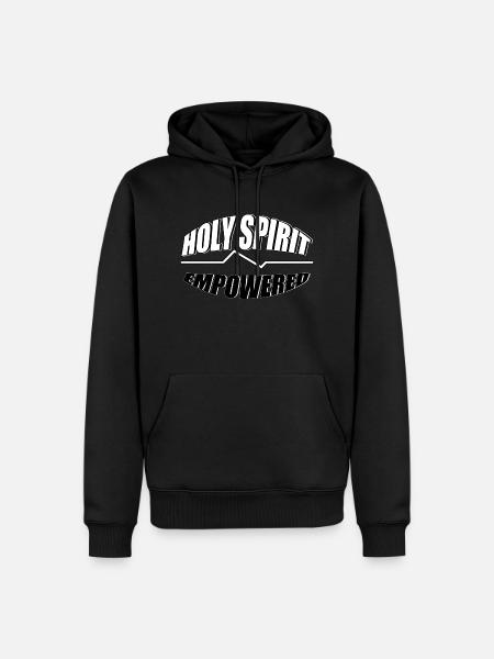 Holy Spirit Empowered - Men’s Premium Organic Hoodie - black