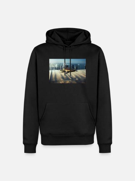 Turtle with ambition - Men’s Premium Organic Hoodie - black