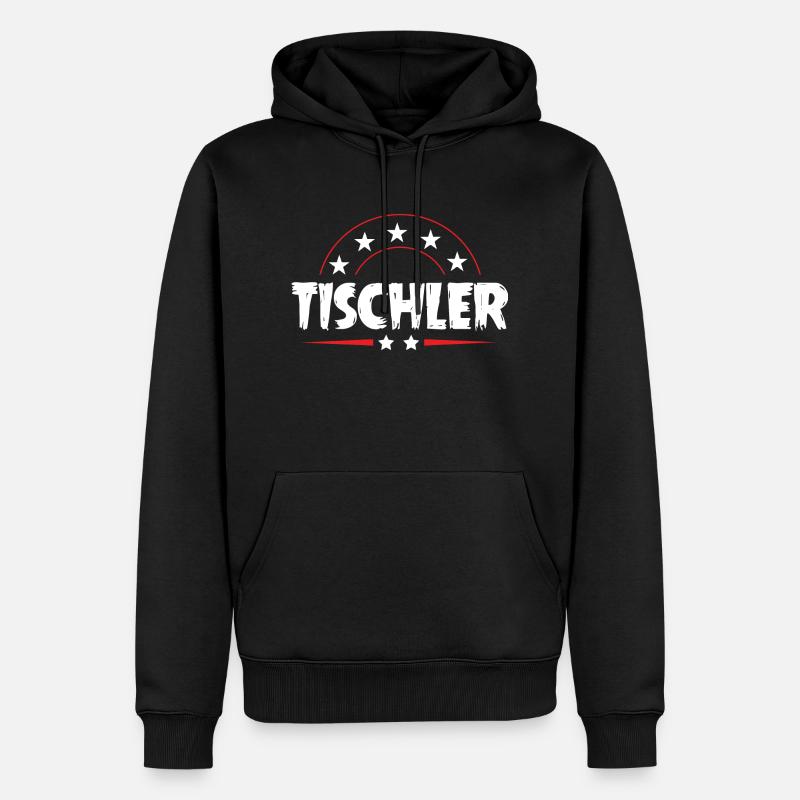 Tischler Beruf - Männer Premium Bio Hoodie - Schwarz