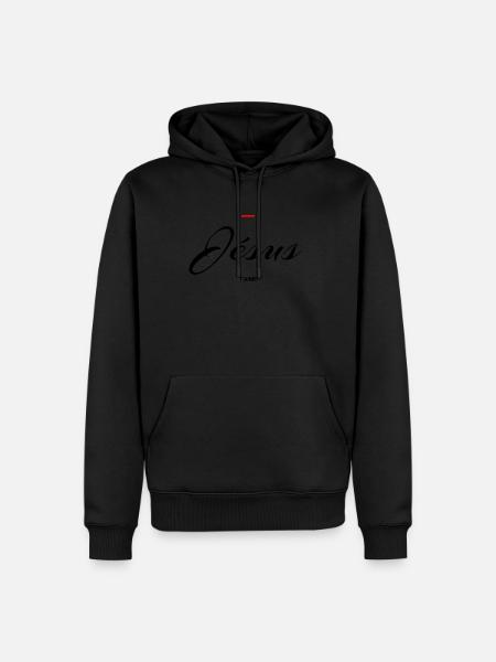 Jésus - Sweat à capuche Premium bio Homme - noir