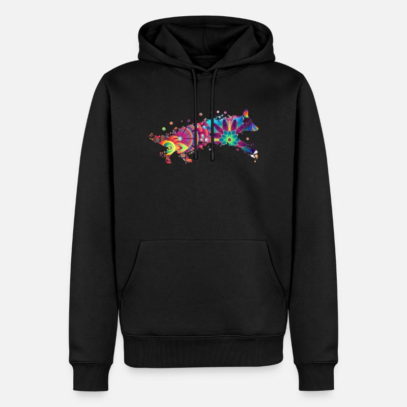 GERMAN SHEPERD Deutscher Schäferhund - Männer Premium Bio Hoodie - Schwarz
