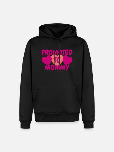 Maman future maman Grossesse Maman - Sweat à capuche Premium bio Homme - noir