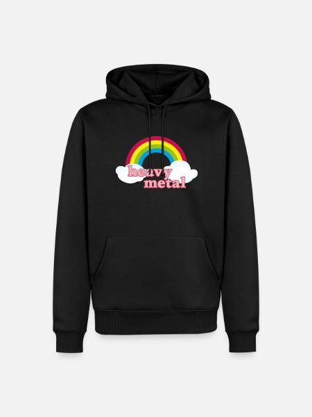 Heavy Metal - Männer Premium Bio Hoodie - Schwarz