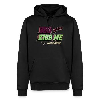 bubaprints bedroom dinosaur fan killer whale santa - Männer Premium Bio Hoodie - Schwarz - Vorne - Nico (187cm)