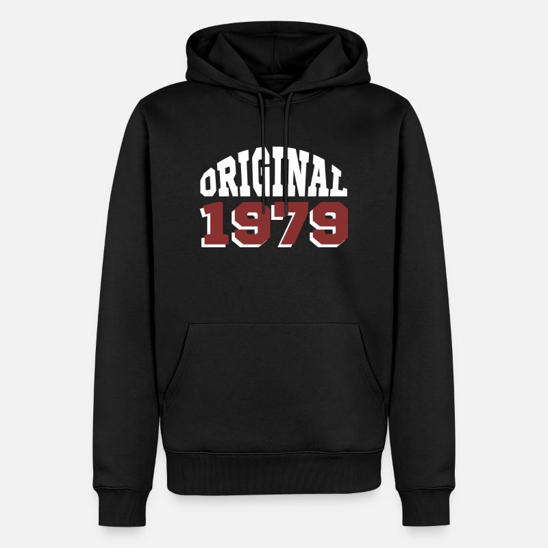 Original 1979 - Sweat à capuche Premium bio Homme - noir