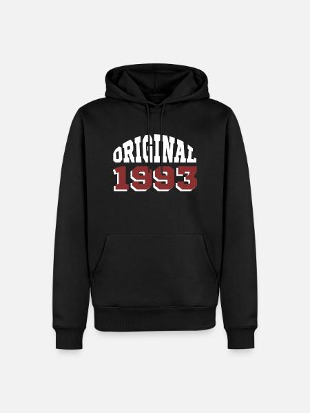 Original 1993 - Sweat à capuche Premium bio Homme - noir