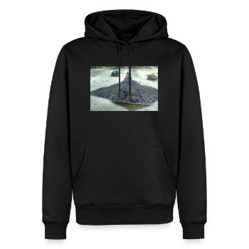 SEA LIFE - Men’s Premium Organic Hoodie - black - Front - Nico (187cm)