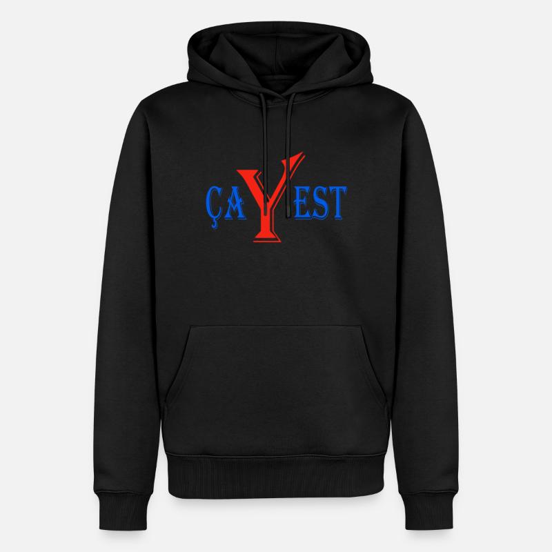 Das wars - Männer Premium Bio Hoodie - Schwarz